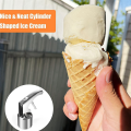 2 Pcs Ice Cream Scoop Big Volume Scoop Cylindrical Ice Cream Scoop with Trigger Release Ice Cream Accessories. 