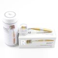 ZGTS Derma Roller 192pin Needles Microneedle Dermaroller For Face Skincare Derma Rolling Removal Treatment. 