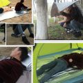 Ultralight Outdoor Travel Waterproof Camping Mat Picnic Blanket Beach Mattress Sleeping Pad Aluminum Foil Eva Foam Mat. 