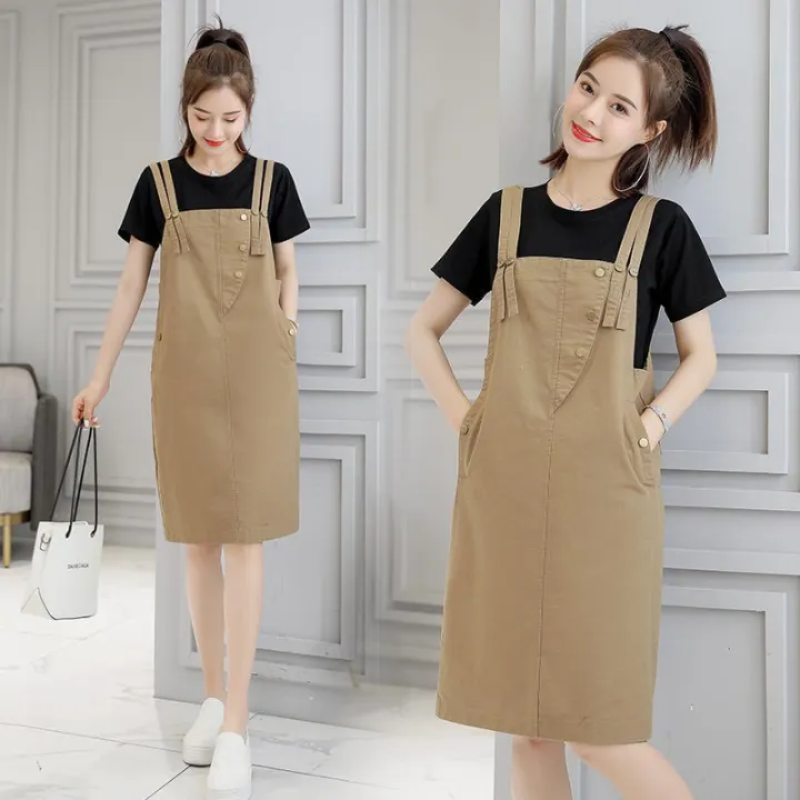 2023Spring%20and%20Summer%20New%20Korean%20Style%20Student%20Suspender%20Dress%20Women's%20Small%20Western%20Style%20Age-Reducing%20Loose%20Slimming%20Suspender%20Dress%20-%20Image%205