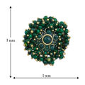 Green Colour Studd Earrings for Girls and Women Party Wear Tops Earrings. 
