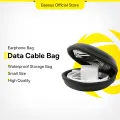 Baseus Portable Earphones Earbuds Carrying Bag Case. 