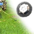 Wire Grass Trimmer Head Convenient Weeding Wheel for Garden Weeding Driveway 6inch. 