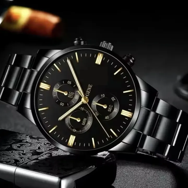 New%20LX217%20Stainless%20Steel%20/%20Leather%20Luxury%20Men%20Watch%20Quartz%20Analog%20Business%20Chain%20Casual%20Wrist%20Dial%20GenX%20Watches%20For%20Boys%20Gents%20Black%20Mix%20PRM%20-%20Image%204