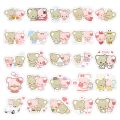 20/40/60pcs Sugar Cubs Stickers Cute Bears Lovely Couple Stickers for Laptop Scrapbook Journal Kids Girls Boys Stickers. 