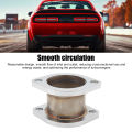 Exhaust Pipe Flange Adapter Durable Perfect Fit Catback Exhaust Muffler Pipe Increase Engine Power for 3 in ID 2 Flange. 
