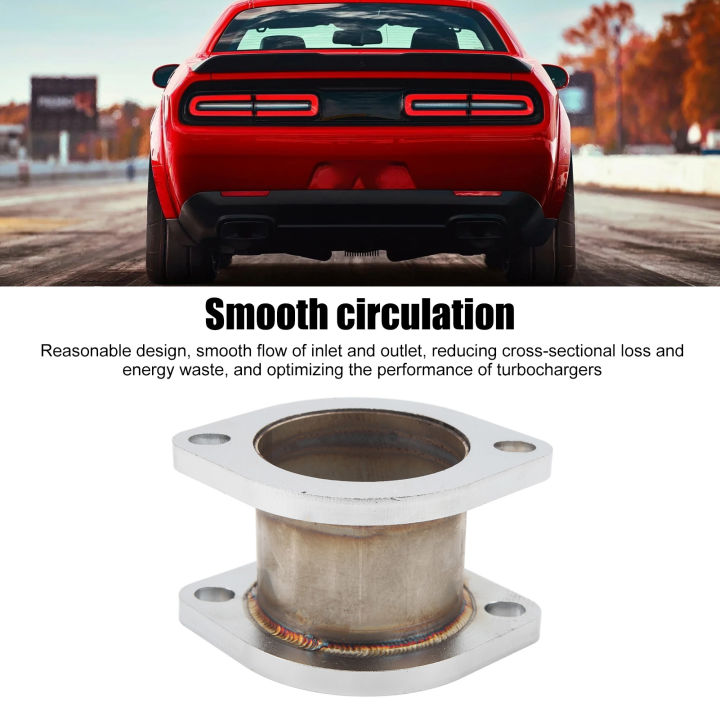 Exhaust%20Pipe%20Flange%20Adapter%20Durable%20Perfect%20Fit%20Catback%20Exhaust%20Muffler%20Pipe%20Increase%20Engine%20Power%20for%203%20in%20ID%202%20Flange%20-%20Image%202