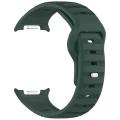 (New) xDfind Round Dots Silver Stud Buckle Silicone Watch Band For Samsung Galaxy Watch Ultra/Ultra 2025. 