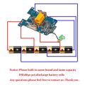 DIY Battery Case Single Cell Protection Detection BMS for Makita 18V. 