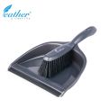 PLASTIC DUSTPAN WITH BRUSH - FEATHER BRAND. 