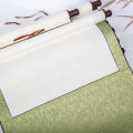 Xuan Paper Scroll Blank Calligraphy Full Scroll Fine Mount Blank Scroll Vertical Axis Middle Hall Banner Xuan Paper Calligraphy Works Dedicated. 