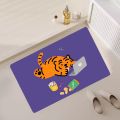 Cartoon M-MUZIK T-TIGER Floor Mat Bedroom Kitchen Door Bath House Super Absorbent Foot Non-slip. 