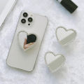 1Pcs Kawaii Adhesive Heart Diamond Design Mirror Junk Phone Case Ipadcase Decoration Charms Handcraft Diy Crafts. 