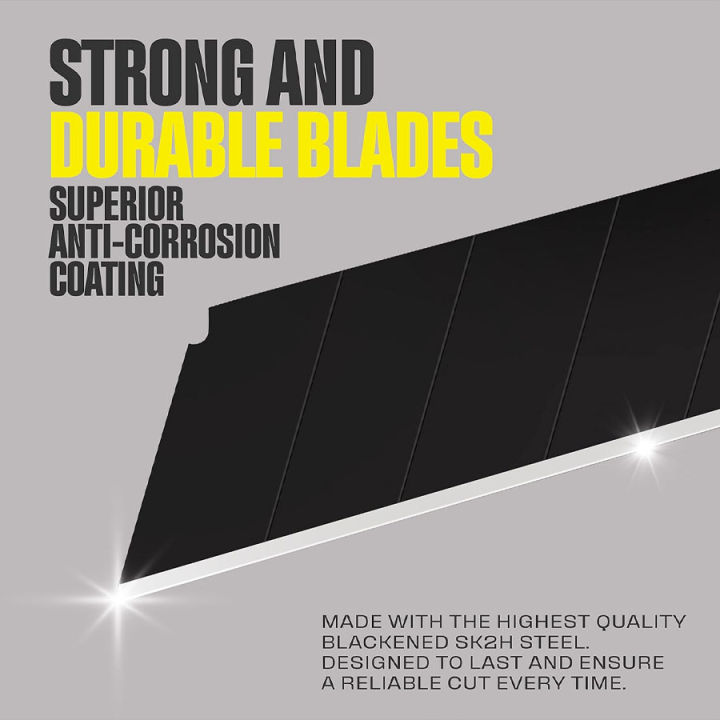 Utility%20Paper%20Cutter%20Knife%20Blade%20SK5%20Black%20Steel%20Replacement%20Blades%20Sharper%20and%20More%20Durable%20Fits%20all%2018mm%20Utility%20Knife%20&%20Box%20Cutter,%20Pack%20of%2010.%20-%20Image%205