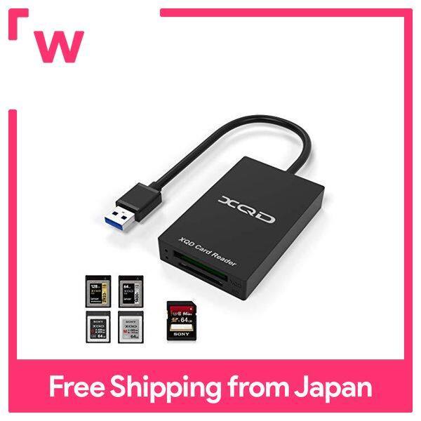 Cateck XQD SD Card Reader XQD Adapter Compatible with SONY M/G Memory Card Lexar 2933x / 1400x USB Mark Card SD Card USB3.0 High Speed Transfer 5Gbps xqd card reader