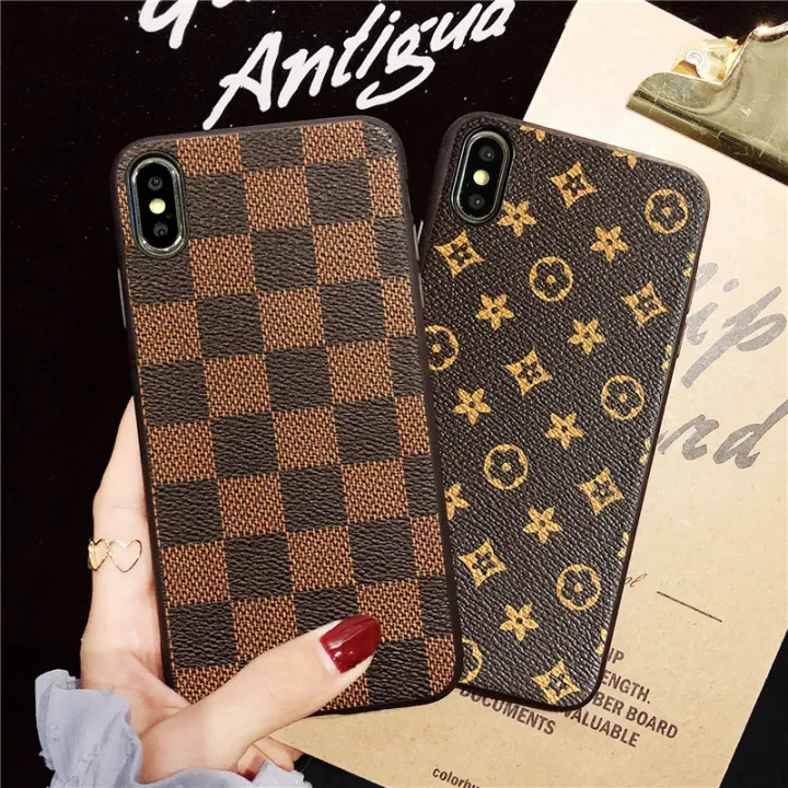 FELMYST%20Luxury%20Case%20For%20iPhone%2011%20Fashion%20LV%20Simple%20Brand%20Cute%20Soft%20border%20Mobile%20Phone%20Casing%20Girl%20Women%20Vintage%20Lattice%20Shockproof%20Cover%20-%20Image%208