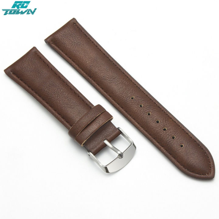 【WEJA】Limited-time offer🥇20/22mm Pu Leather Watch Band Stainless Steel Buckle Multicolor Watch Strap Accessories【Returnable within 15 days】