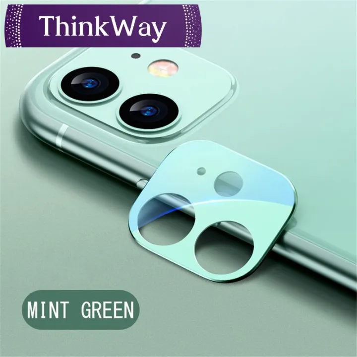 【ThinkWay】For iPhone 12 Pro Max Back Camera Lens Tempered Glass Original Candy Color Camera Lens Protection Sticker iPhone11ProMax Fundas