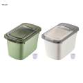 Cereal Rice Food Storage Container with Measuring Cup Grain Rice Storage Bin. 