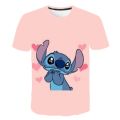 New Summer Children Disney Stitch T-shirt Disney Stitch T Shirt Disney Stitch Anime Cartoons Casual Clothes Kid Girl Boy Top Tee. 