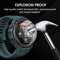Full Coverage HD Clear Tempered Glass Film / Smart Watch Anti-Scratch Screen Protector Film Compatible with Huami Amazfit T-REX Series. 