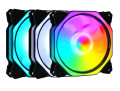 RGB Rainbow Color Computer Cooling Fan 120mm Multi-Style Desingns Options. 