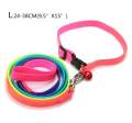 Pet Dog Leash Lead with Rainbow Colors Colorful for Small and Mediume Dogs. 