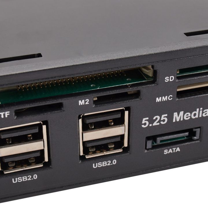 5.25%20Inch%20Usb%203.0%20Front%20Panel%20Pc%20Usb%203.0/2.0%20Hub%20E-Sata%20Sata%20Audio%20Multi%20Card%20Reader%20for%20Computer%20Case%20Optical%20Drives%20Bay%20-%20Image%202