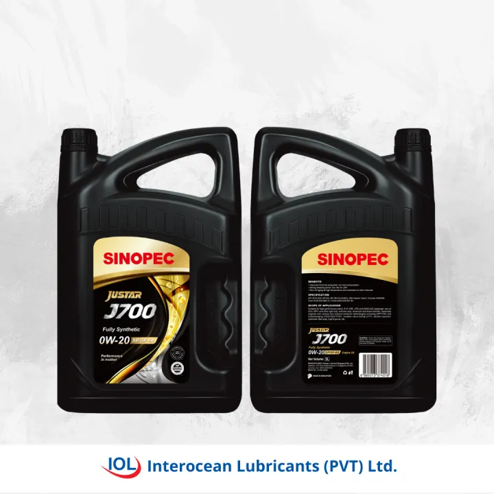 SINOPEC%20JUSTAR%20J700%20SP%20GF-6A%200W-20%20Petrol%20Engine%20Oil%20-%20Image%203