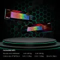 Fantech Shikari K515 RGB Membrane Gaming Keyboard With Advance Anti-Ghosting. 