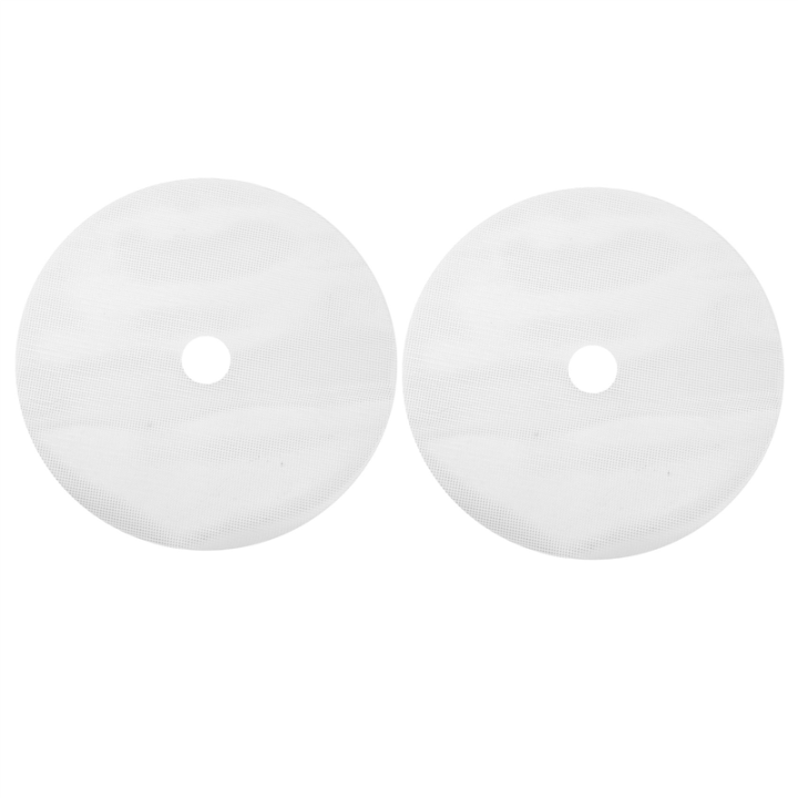 16 Pcs Round Silicone Dehydrator Sheets, Non-Stick Fruit Dehydrator Mats, Reusable Steamer Mat Mesh Sheet