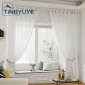 Sheer Curtains Light Diffuse Thick Polyester Voile Sheer Curtain Panels for Home. 