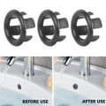 22-24mm Plastic Wash Hand Basin Overflow Ring To Protect Sinks. 