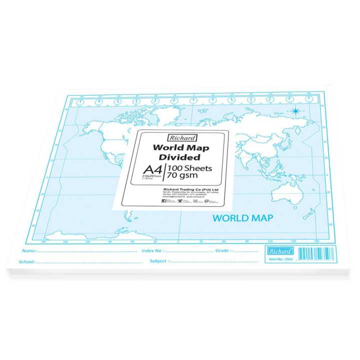 Richard World Map - 100 Sheets