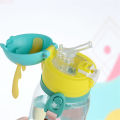 550ML Children Water Bottle for School Outdoor Travel Cute Cartoon Animal Baby Water Bottles with Shoulder Strap for Boy Girl. 