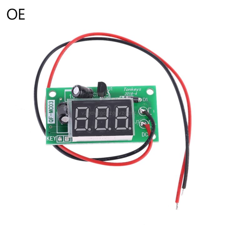【The Timber Loft】DC 12V Power-ON Counter Module Accumulator 3-Bit Red 0.36in Digital Tube Display Trigger Counter Module Accumulator J21 20