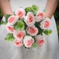 Faux Eucalyptus Artificial Flower Bouquet Lifelike Home Decor 10-Head Silk Rose Arrangement Silk Texture Peony Bouquet  Peony Decor for Wedding Decor Home Decoration Party Enrichment Vase Filling Gift. 