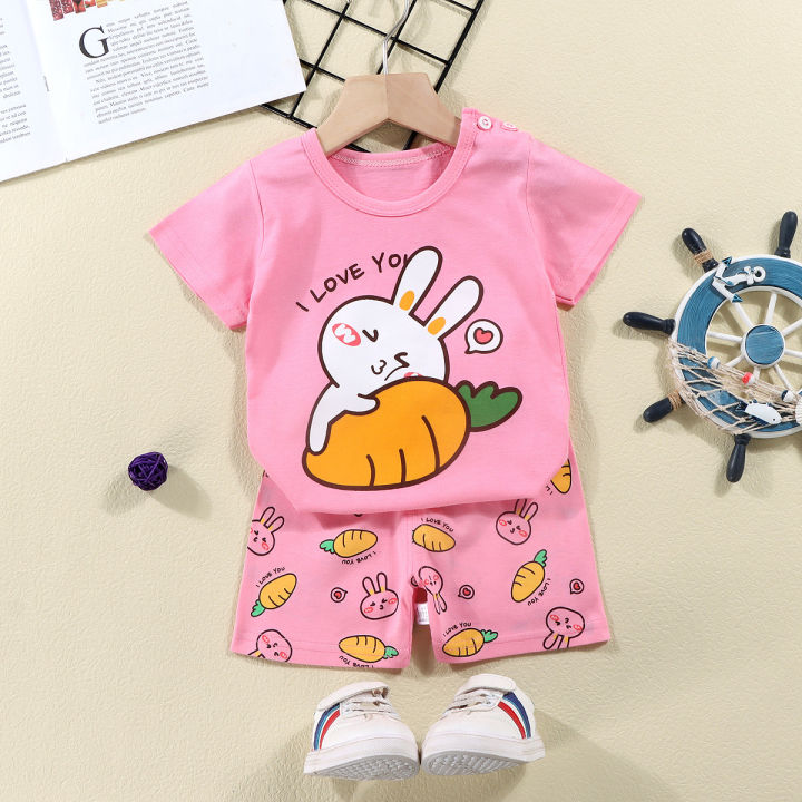 Summer%20New%20Pure%20Cotton%20Children's%20Short%20Sleeve%20T%20T-shirt%20Suit%20Infants%20Baby%20Short%20Sleeve%20Shorts%20Two-Piece%20Suit%20-%20Image%208