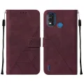 lthmy for Nokia G11 Plus case slim Embossed PU Leather Flip Stand Wallet Card Slots Cover. 