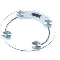 Personal Body Weight Scale Digital Electronic Tempered Glass - Transparent. 