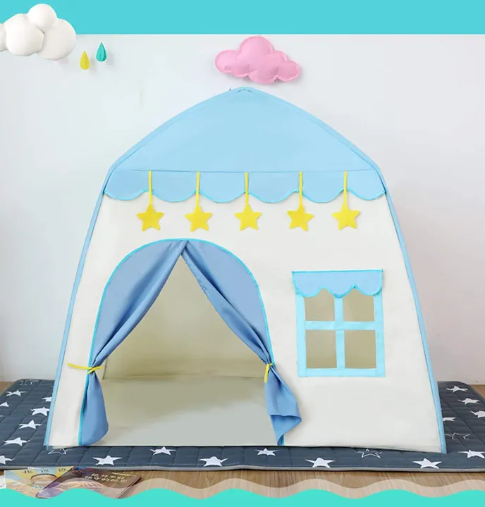 Castle%20Play%20Tent%20Kids%20Teepee%20Tent%20Large%20Children%20Playhouse%20Oxford%20Fabric%20Children%20Playhouse%20Indoor%20Outdoor%20with%20Carry%20Bag%20Portable%20Playhouse%20Boys%20&%20Girls%20Birthday%20Gift%20Kids%20Play%20tent%20prince%20Princess%20-%20Image%209