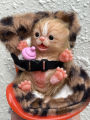 6Inch Mini Adorable Cat Reborn Doll Painted Whole Solid Silicone Lifelike Reborn Baby Dolls Toys For Kid's Gift Bebê Reborn. 