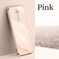 tzmar Redmi 5 Plus Phone Case Square Straight Edge Luxury Plating Cases Silky Feeling Slim Back Cover Shiny Bling Shell with Full Camera Protection Casing. 
