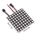 1Pc WS2812 LED 5050 RGB 8x8 64 Bit LED Matrix Module Screen LED Digital Flexible Individually Addressable Panel Light. 
