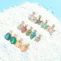13Pcs/set Conch Seashell Enamel Charms Pendants -DIY Bracelet Necklace Handmade Jewelry Making Accessories. 