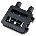 1Pcs New 50W-120W 6A Solar Junction Box Black IP65 Waterproof PV Module Box Electrical Testing Tool for 6.5A Solar Panel Cable Connector Kit. 