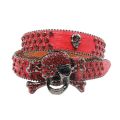 Big SKULL Rhinestone Belt Women Harajuku Y2K Western Bling Belt Luxury Designer with Diamond Pin Buckle Men Belt for Jeans. 