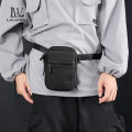 LouisWill Men Bag Fashion Men's Shoulder Bag Mini Waist Bag Leisure Crossbody Bag Waterproof Fanny Pack Messenger Bag Sling Bag Casual Day Bag Street Shoulder Bag. 