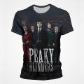 Peaky Blinders Street Style Man Tshirt Tommy Shelby Printed Oversized T Shirt For Men Summer Short Sleeve Loose Male T-shirt 4XL. 