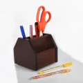 Mesh Desk Organizer Metal & Wooden Pencil Pen Holder Organizer Desk Accessories Holder for Office Home Metal Pencil Holder Pen Holder. 
